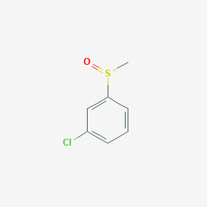 molecular formula C7H7ClOS B7985728 3-Chlorophenylmethylsulfoxide CAS No. 13150-73-7