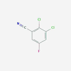 molecular formula C7H2Cl2FN B7985751 2,3-Dichloro-5-fluorobenzonitrile 