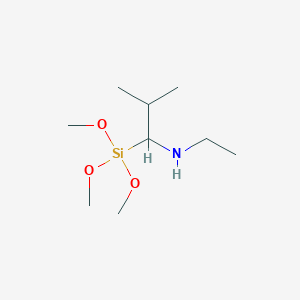 molecular formula C9H23NO3Si B7985753 (3-(N-Ethylamino)Isobutyl)Trimethoxysilane 