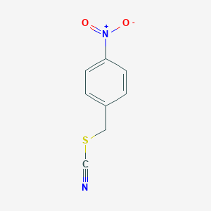 molecular formula C8H6N2O2S B079858 4-硝基苄基硫氰酸酯 CAS No. 13287-49-5