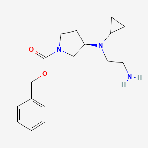 (R)-3-[(2-Amino-ethyl)-cyclopropyl-amino]-pyrrolidine-1-carboxylic acid benzyl ester