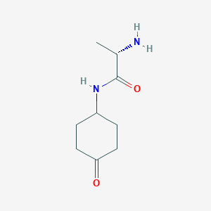molecular formula C9H16N2O2 B7985893 (S)-2-Amino-N-(4-oxo-cyclohexyl)-propionamide 
