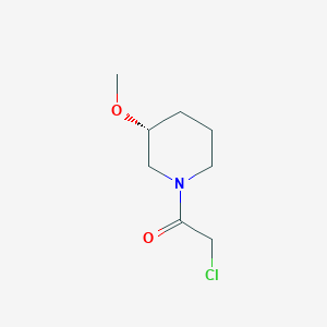 molecular formula C8H14ClNO2 B7985909 2-Chloro-1-((R)-3-methoxy-piperidin-1-yl)-ethanone 