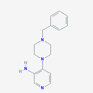 B079860 Piperazine, 1-(3-amino-4-pyridyl)-4-benzyl- CAS No. 14549-60-1