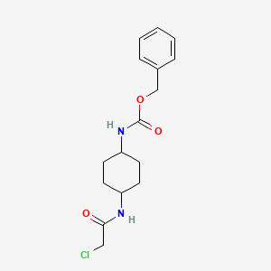 molecular formula C16H21ClN2O3 B7986020 [4-(2-Chloro-acetylamino)-cyclohexyl]-carbamic acid benzyl ester 
