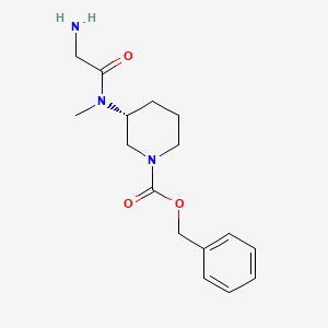 (R)-3-[(2-Amino-acetyl)-methyl-amino]-piperidine-1-carboxylic acid benzyl ester