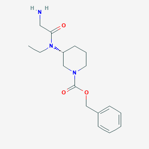 (R)-3-[(2-Amino-acetyl)-ethyl-amino]-piperidine-1-carboxylic acid benzyl ester