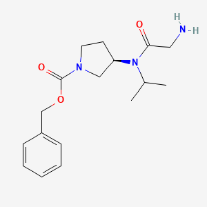 (R)-3-[(2-Amino-acetyl)-isopropyl-amino]-pyrrolidine-1-carboxylic acid benzyl ester