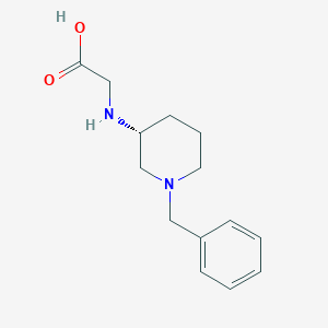 molecular formula C14H20N2O2 B7986094 ((R)-1-Benzyl-piperidin-3-ylamino)-acetic acid 