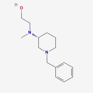 molecular formula C15H24N2O B7986119 (R)-2-((1-Benzylpiperidin-3-yl)(methyl)amino)ethanol 