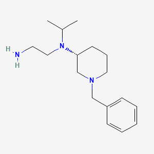 molecular formula C17H29N3 B7986167 (R)-N1-(1-Benzylpiperidin-3-yl)-N1-isopropylethane-1,2-diamine 