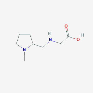 molecular formula C8H16N2O2 B7986322 [(1-Methyl-pyrrolidin-2-ylmethyl)-amino]-acetic acid 