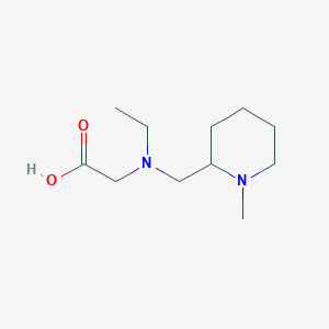 molecular formula C11H22N2O2 B7986352 [Ethyl-(1-methyl-piperidin-2-ylmethyl)-amino]-acetic acid 