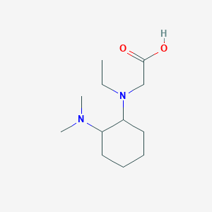 molecular formula C12H24N2O2 B7986367 [(2-Dimethylamino-cyclohexyl)-ethyl-amino]-acetic acid 