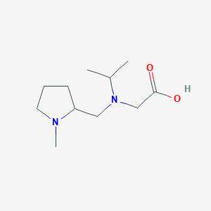 molecular formula C11H22N2O2 B7986374 [Isopropyl-(1-methyl-pyrrolidin-2-ylmethyl)-amino]-acetic acid 