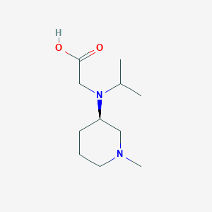 molecular formula C11H22N2O2 B7986384 [Isopropyl-((R)-1-methyl-piperidin-3-yl)-amino]-acetic acid 