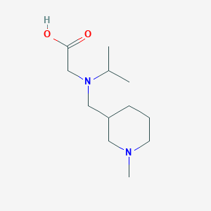 molecular formula C12H24N2O2 B7986405 [Isopropyl-(1-methyl-piperidin-3-ylmethyl)-amino]-acetic acid 