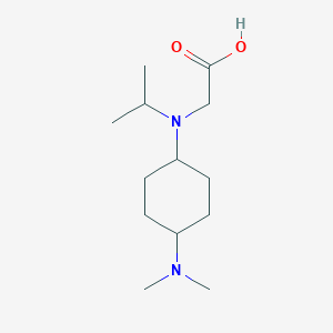 molecular formula C13H26N2O2 B7986414 [(4-Dimethylamino-cyclohexyl)-isopropyl-amino]-acetic acid 