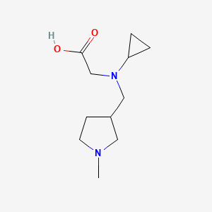 molecular formula C11H20N2O2 B7986433 [Cyclopropyl-(1-methyl-pyrrolidin-3-ylmethyl)-amino]-acetic acid 