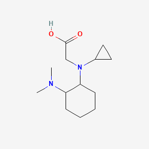 molecular formula C13H24N2O2 B7986466 [Cyclopropyl-(2-dimethylamino-cyclohexyl)-amino]-acetic acid 