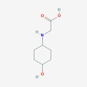 molecular formula C8H15NO3 B7986471 (4-Hydroxy-cyclohexylamino)-acetic acid 