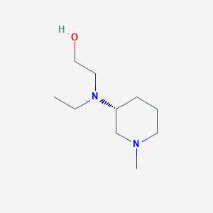 molecular formula C10H22N2O B7986489 2-[Ethyl-((R)-1-methyl-piperidin-3-yl)-amino]-ethanol 