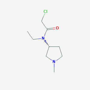 2-Chloro-N-ethyl-N-((R)-1-methyl-pyrrolidin-3-yl)-acetamide