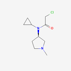 2-Chloro-N-cyclopropyl-N-((R)-1-methyl-pyrrolidin-3-yl)-acetamide