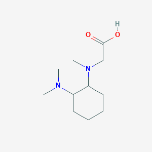 molecular formula C11H22N2O2 B7986638 [(2-Dimethylamino-cyclohexyl)-methyl-amino]-acetic acid 