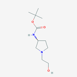 [(R)-1-(2-Hydroxy-ethyl)-pyrrolidin-3-yl]-carbamic acid tert-butyl ester