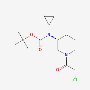 [(R)-1-(2-Chloro-acetyl)-piperidin-3-yl]-cyclopropyl-carbamic acid tert-butyl ester