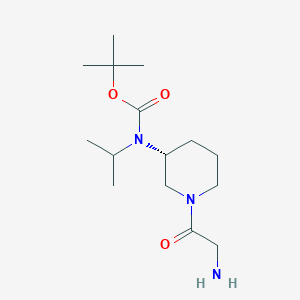 [(R)-1-(2-Amino-acetyl)-piperidin-3-yl]-isopropyl-carbamic acid tert-butyl ester