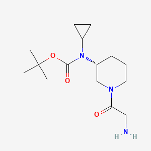 [(R)-1-(2-Amino-acetyl)-piperidin-3-yl]-cyclopropyl-carbamic acid tert-butyl ester
