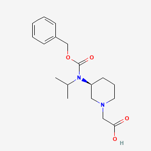 [(S)-3-(Benzyloxycarbonyl-isopropyl-amino)-piperidin-1-yl]-acetic acid