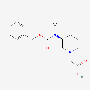 [(S)-3-(Benzyloxycarbonyl-cyclopropyl-amino)-piperidin-1-yl]-acetic acid