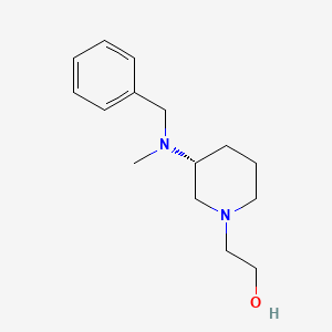 molecular formula C15H24N2O B7986831 2-[(R)-3-(Benzyl-methyl-amino)-piperidin-1-yl]-ethanol 
