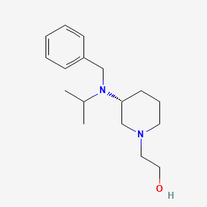 molecular formula C17H28N2O B7986851 2-[(R)-3-(Benzyl-isopropyl-amino)-piperidin-1-yl]-ethanol 