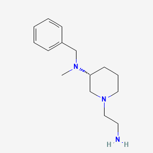 molecular formula C15H25N3 B7986866 [(R)-1-(2-Amino-ethyl)-piperidin-3-yl]-benzyl-methyl-amine 
