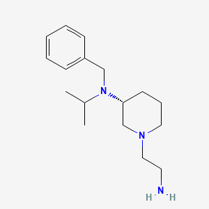 molecular formula C17H29N3 B7986880 [(R)-1-(2-Amino-ethyl)-piperidin-3-yl]-benzyl-isopropyl-amine 