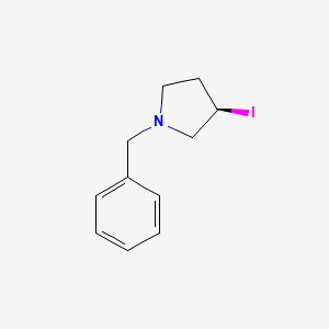 molecular formula C11H14IN B7987097 (R)-1-Benzyl-3-iodo-pyrrolidine 
