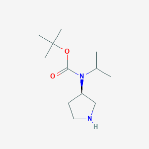 Isopropyl-(R)-pyrrolidin-3-yl-carbamic acid tert-butyl ester