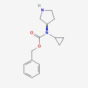 Cyclopropyl-(R)-pyrrolidin-3-yl-carbamic acid benzyl ester