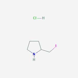 molecular formula C5H11ClIN B7987157 2-Iodomethyl-pyrrolidine hydrochloride 