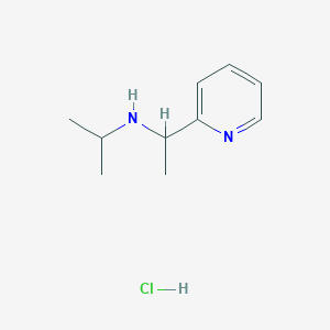 N-(1-(pyridin-2-yl)ethyl)propan-2-amine hydrochloride