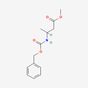 molecular formula C13H17NO4 B7987327 Methyl 3-(((benzyloxy)carbonyl)amino)butanoate CAS No. 112121-71-8