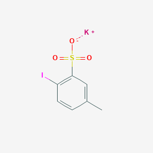 molecular formula C7H6IKO3S B7987333 Potassium 2-iodo-5-methylbenzenesulfonate CAS No. 1093215-92-9