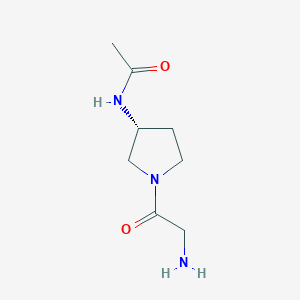 N-[(R)-1-(2-Amino-acetyl)-pyrrolidin-3-yl]-acetamide