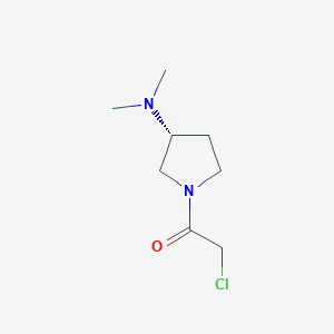 2-Chloro-1-((R)-3-dimethylamino-pyrrolidin-1-yl)-ethanone