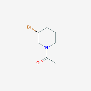1-((R)-3-Bromo-piperidin-1-yl)-ethanone