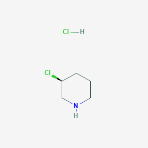 molecular formula C5H11Cl2N B7987408 (S)-3-Chloro-piperidine hydrochloride 